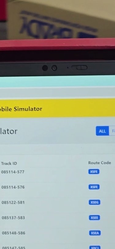 DHL mobile simulator